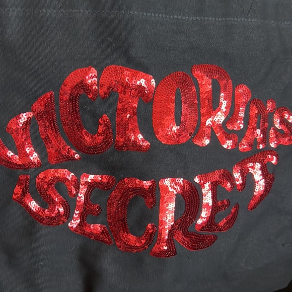 Victoria’s Secret black and red sequins tote 👜 large - Picture 5 of 6